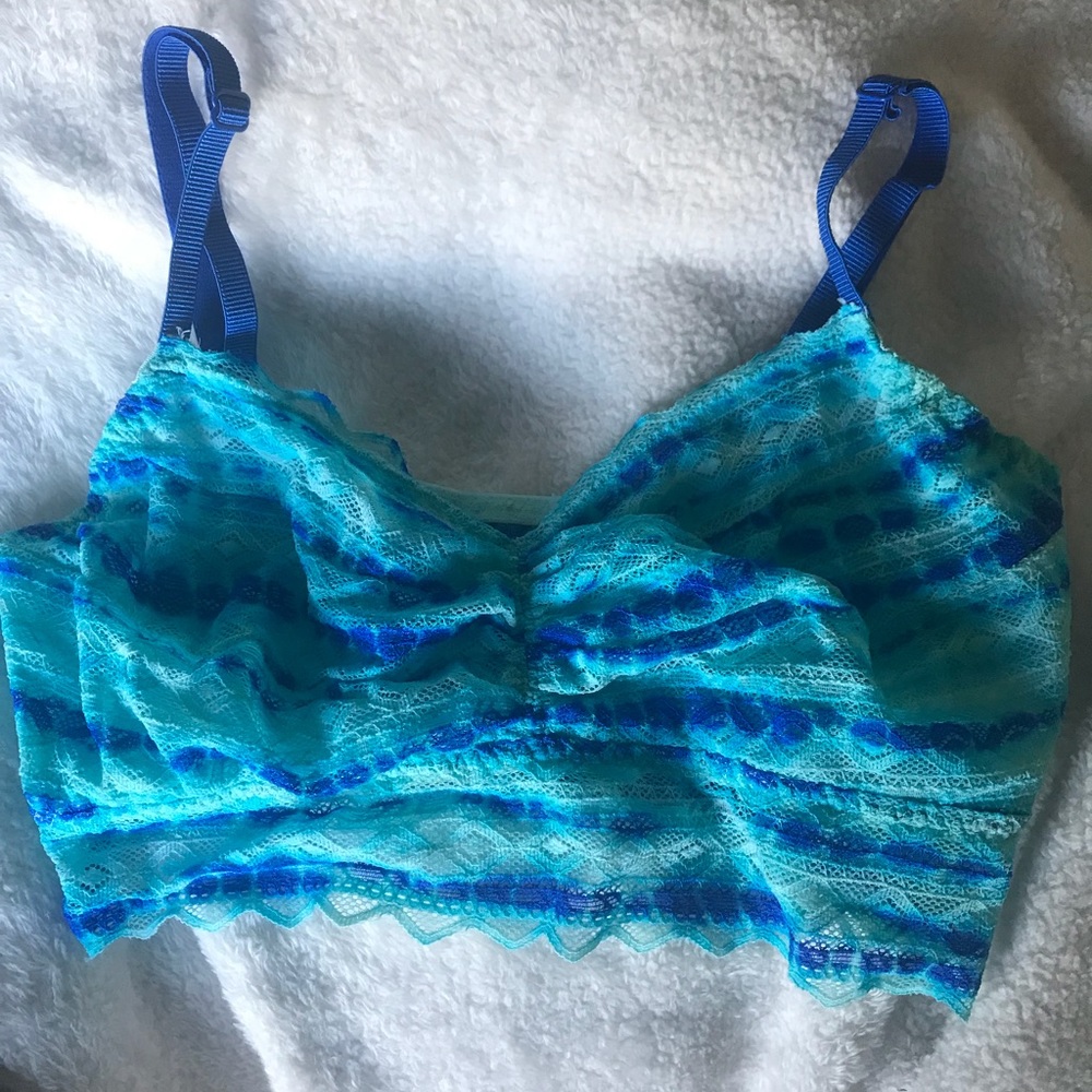 NWOT blue lace bralette